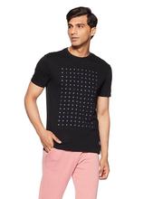 Levi’s Black Pattern Printed Regular Fit Round Neck T-shirt