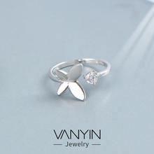 Butterfly ring _ Wanying jewelry butterfly ring s925