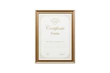 Gold A4 Certificate Frame