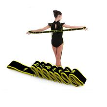 Adjustable 8 Loops Yoga Stretch Strap Fitness Resistance Ribbon Training Tension Stretching Strap for Pilates, Dance and Gymnastics