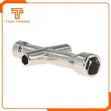 3D Printer parts Mini M2 M2.5 M3 M4 Screw Nut Hexagonal Cross Wrench Sleeve Maintenance Tool 4 Size Car Cross Sleeve Wrench