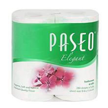 Paseo Elegant Toilet Roll 280's, 3Ply-4roll