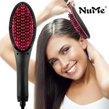 Ceramic Hair Straightener Brush Fast Straightening hair