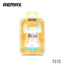 REMAX RM - C06 360 Degree Rotation Car Holder Bracket Strong Suction Safety Lock Black Yellow