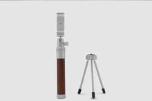 Coteetci Aluminum Selfie Stick With Leather Handle Silver