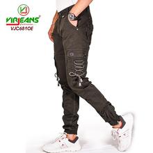 Virjeans Cotton Box Joggers (Zipper Bottom) (VJC 681) Olive