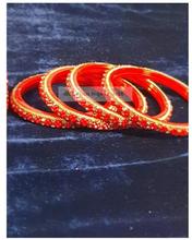 Set of 2 Red Bangles
