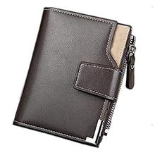 Taslar Leather Wallet Credit Card and Money Holder - Brown