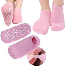 Spa Moisturizing Gel Socks For Dry Feet And Ankles