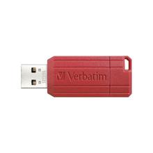 Verbatim 16GB Pinstripe USB Flash Drive - Red