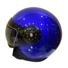 Yema Blue Open Face Helmet With Single Visor-611
