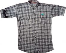 BW Check Cotton Casual Shirt For Kids