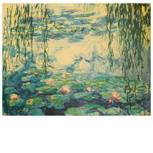 Claude Monet Water Lilies Oil Painting Style Poster Print Wall Stickers