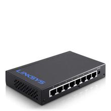 Linksys LGS108-AP 8-Port Desktop Gigabit Ethernet Unmanaged Network Switch I Metal Enclosure- Multicolor