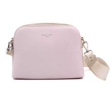 David Jones Pink/Beige Synthetic Sling Bag For Women