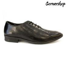 Cornershop Black Textured Formal Lace Up Shoes For Men - (CSKF-8008BK)