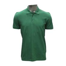 Green Solid Short Sleeve Polo T-Shirt For Men