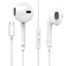 USB Type C Earphone, Type C Headphone Earbuds with Microphone in-Ear Extra Bass Earphones