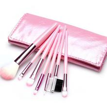 Hot Sale 7 PCS Colorful Professional Makeup Brush Tools Make