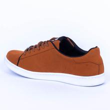 Caliber Shoes Tan Brown Casual Lace Up Shoes For Men - (534  SR)