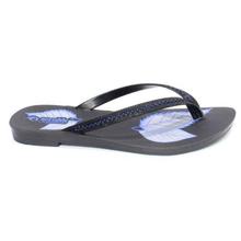 aeroblu Black And Blue Mixed Slipper For Women GO01