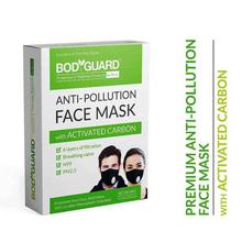 BodyGuard Reusable Anti Pollution Face Mask with Activated Carbon, N99 + PM 2.5 for Men and Women