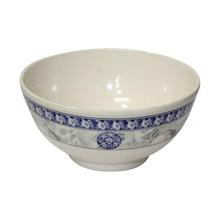 Blue/White Melamine Floral Bowls Set - Medium (6 Pcs)