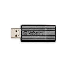 Verbatim 8GB Pinstripe USB Flash Drive - Black