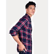 Woolen Casual Winter Check Full Shirt For Men-RMS-R-D65-050