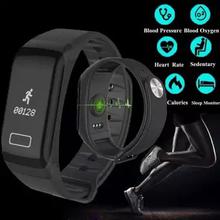 Bluetooth Smart Watch Heart Rate Blood Pressure Monitor Fitness Tracker Bracelet