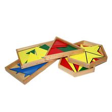 Multicolored Geometric Shape Set For Kids - 5 Boxes