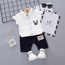 Children's short-sleeved suit _2019 new children's