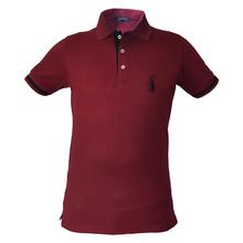 Maroon Regular Fit Polo T Shirt