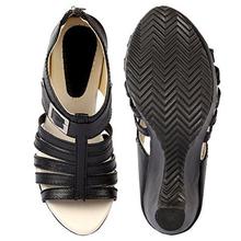 Just Lady Black Flats for Women (JUSTLADY005)