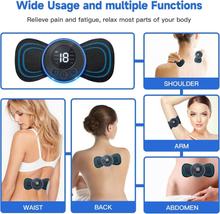 Electric EMS Neck Massager Cervical Massage Patch Shoulder Leg Arm Abdominal Pulse Muscle Stimulator Portable Pain Relief