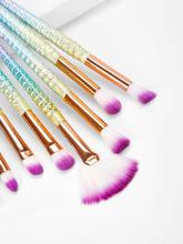 Fishtail Handle Makeup Brushes 10pcs