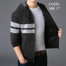 2019 Soft Fleece Winter Cardigen Sweater For Men