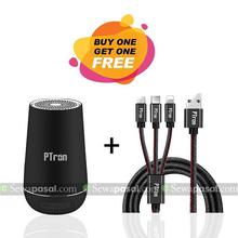 Buy PTron Sonor Pro Bluetooth Speaker & Get PTron Indigo 2A 3 in 1 USB Data Cable Jeans Cloth Sync Charging Cable for Free