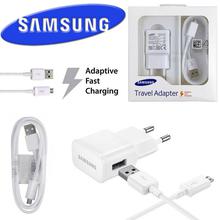 Good Quality 2PIN Adaptive Fast Charging Charger with USB Cable For Samsung Galaxy Phone
