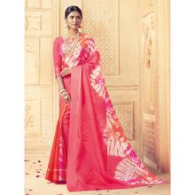 Stylee Lifestyle Fuchsia Kota Silk Printed Saree (1694)