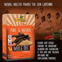 Luxura Sciences Natural Mulethi Powder For Skin Whitening 200 Grams,