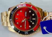 Bolano Golden Red Dial Watch