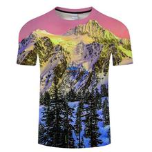 3D T Shirts Animal T-shirts Men Colorful T shirt Summer Short Sleeve