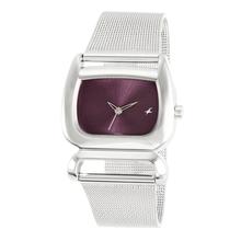 Fastrack Fits & Forms Analog Purple Dial Women's Watch-6091SM01