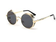 Gold Vintage Gothic steampunk Sunglasses Unisex