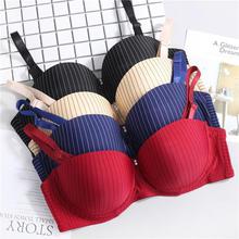 Sexy Push Up Bras for Women Unlined Beading Super Double Push Up Bra