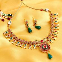 Sukkhi Enchanting Gold Plated Necklace Set For Women