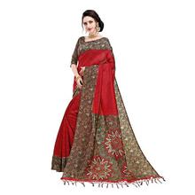 Indira Designer Women's Art Mysore Silk Saree With Blouse Piece