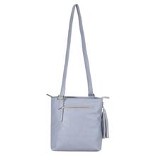 Fastrack  Steel Blue Tasseled Cross Body Bag For Women - A0552PBL01