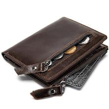 WESTAL Men's Wallet Genuine Leather Purse Wallet Male